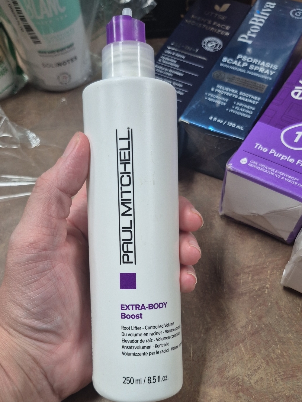 Paul Mitchell Extra-Body Boost Root Lifter — White and Purple